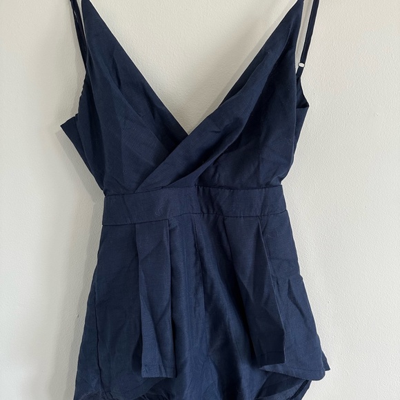 Showpo Navy Romper Size 4 - Picture 2 of 7